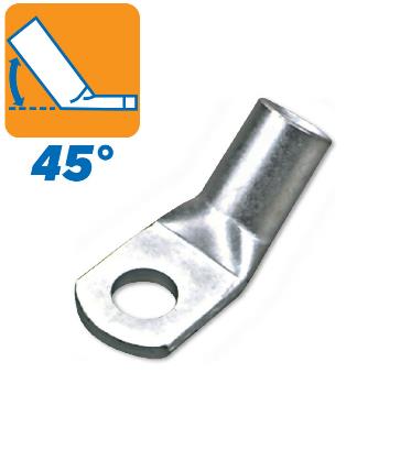 Cable lugs 45°