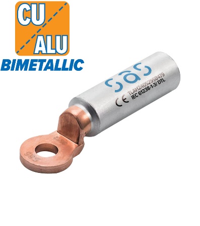 Bimetallic cable lug