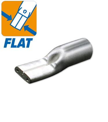 Cable lugs with flat palm