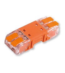 Plug pass-through lever connector